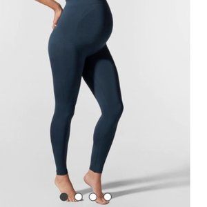 Blanqui Blue High Waisted Maternity Leggings